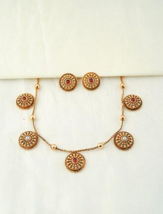 FLORAL NECKLACE SET