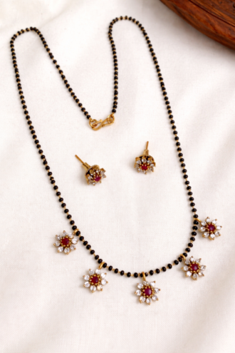 KARIMANI MALA WITH AD STONE (RED)