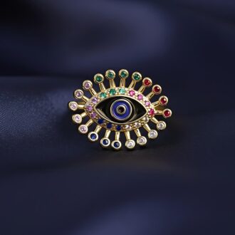 ANTI TARNISH EVIL EYE RING