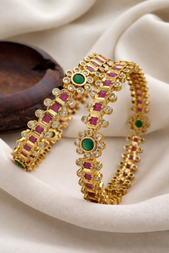 STONE STUDDED BANGLE