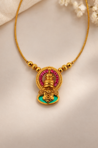 KATHAKALI PENDANT NECKLACE
