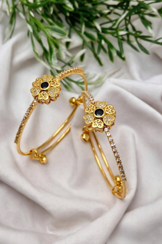 GOLD PLATED BRACELET WITH STONES